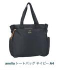 anello 10 Pocket Lightweight Tote Bag Navy AT-C3132