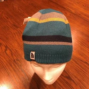 The North Face Youth/Kids Gone Wild Reversible Beanie Medium Egyptian Blue - Picture 1 of 6
