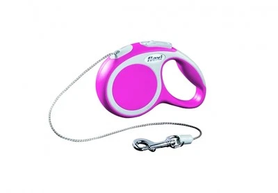 Leash Retractable Flexi Vario Rope XS / 3M Pink - Image 1 of 3