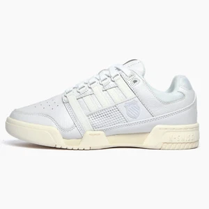 K Swiss Gstaad Gold Mens Casual Fashion Leather Retro Sneaker Trainers White