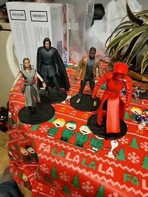 Lote de 4 figuras fundidas a presión Star Wars Elite Series CON SOPORTES Foto 1 de 4