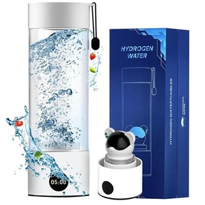 5000PPB Hydrogen Water Bottle Generator Portable Rechargeable Hydrogen Ionizer - Picture 1 of 7