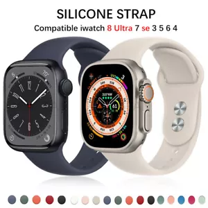 For Apple Watch Ultra 2 9 8 7 6 5 4 3 2 1 SE iWatch Band 41/45/49mm Strap Sport - Picture 1 of 64