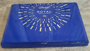 Davidoff Cigars Royal Release VACÍA Robusto Cigar Box Azul - Imagen 1 de 15