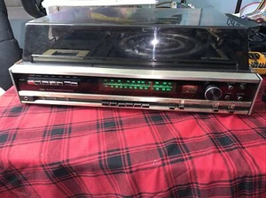 sears solid state compact stereo am-fm radio-phonograph-tape 132.91801600 - Picture 1 of 8