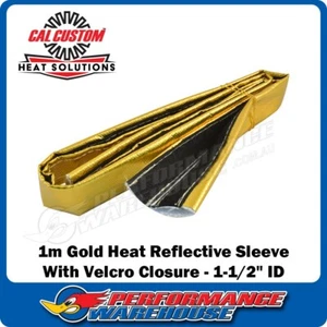 Heat Reflective Sleeve With Hook And Loop Closure, 1-1/2" ID, 1m Gold - Bild 1 von 6