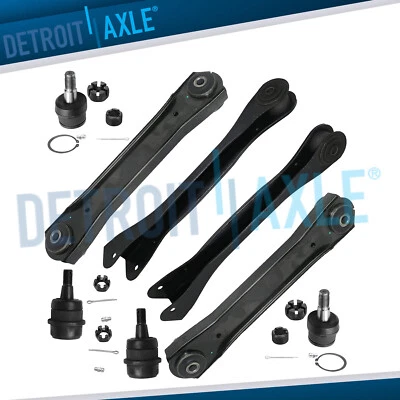 Front Lower Upper Control Arms Ball Joints for 1991-1999 Jeep Cherokee Comanche - Image 1 of 4