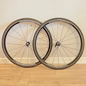 EQUATION 700c Road Clincher Wheel Set 8-10 Speed Campagnolo 622 X14 qr 100/130 - Picture 1 of 13