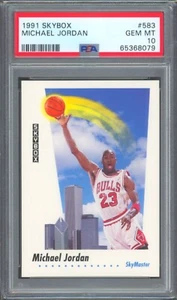 1991 Skybox Michael Jordan #583 Skymaster PSA 10 Gem Mint New Slab - Picture 1 of 1