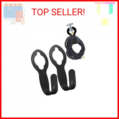 Garden Hose Holder Hook, Pack 2 Metal Hose Hangers for 50ft 25ft Expandable Hose - Image 1 of 2