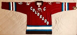 2001 Colorado Avalanche Joe Sakic Alternate Burgundy NHL Jersey Men's Large