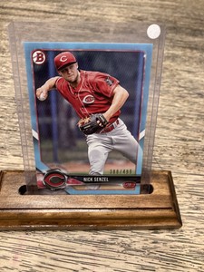 2018 Bowman Prospects Sky Blue #BP120 Nick Senzel /499 Cincinnati Reds