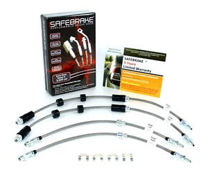 BMW X6 E71,E72 2009-2014 brake upgrade - SAFEBRAKE Performance Hoses - Picture 1 of 12