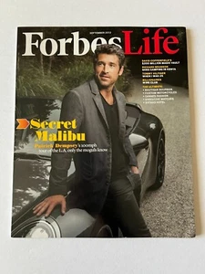 PATRICK DEMPSEY * SECRET MALIBU September 2013 FORBES LIFE MAGAZINE Copperfield - Picture 1 of 10