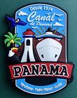 Souvenir Fridge Magnet Panama Canal Cruise Ship And Wildlife