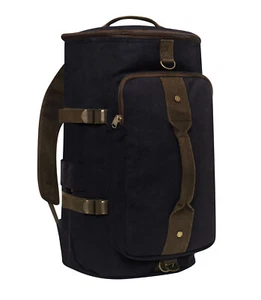 Rothco Convertible Canvas Duffle Backpack – 19" Multi-Carry Gear Bag - Picture 1 of 18