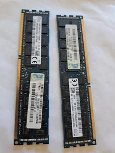 SK Hynix (2 x 16 Go) 32 Go SERVEUR RAM 2Rx4 PC3L-12800R HMT42GR7DFR4A IBM étiqueté - Photo 1/1