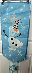 !Disney Park Frozen Embroidered Door Banner 14” X 29” with Olaf - Picture 1 of 2
