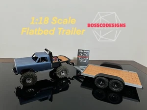 Flatbed Trailer KIT For Traxxas TRX4M 1:18 Scale Model RC Car Flatbed Trailer - Picture 1 of 24