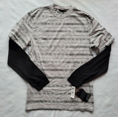 VANS Shirt Boy's Gray Size L Long Sleeve Skater NWT New Vintage Rare - Image 1 of 4