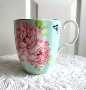 Royal Albert Mint Green Butterfly Floral Bone China Mug Designed by Miranda Kerr - Picture 1 of 4