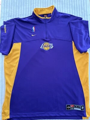 Team Nike Vintage Classic Logo Los Angeles Lakers Warm Up Shirt Men's Size 2XL - Image 1 of 4