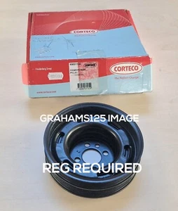 CRANKSHAFT BELT PULLEY FITS AUDI A4 A6 VW PASSAT 1.8 2.0 CORTECO 80001124 - Picture 1 of 10