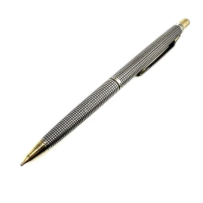 PILOT Sterling Silver 0,5 mm Meccanico Matita Griglia Modello Vintage Japan A... - Immagine 1 di 4