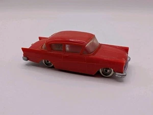 Vintage LEGO 1:87 Scale Opel 58 Rekord Red Model Car 1960 Plastic Rare Original - Picture 1 of 9
