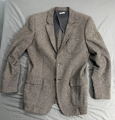 MERONA Blazer Jacket Mens Sz M Casual Pockets Cotton Sport Coat 2 Button - Image 1 of 4