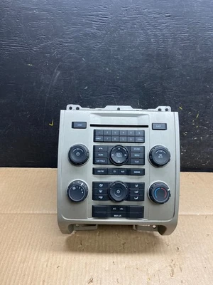 2009 to 2012 Ford Escape Ac Heater Climate Radio CD Player Control Oem v1360 DG - Image 1 of 4