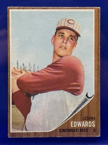 1962 Topps John Edwards RC Cincinnati Reds #302 - Picture 1 of 2