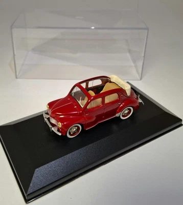 Renault 4CV Découvable 1952 1/43 Eligor Vetrina Box - Immagine 1 di 3