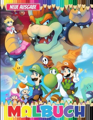 Super Mario Bros.: Das große Malbuch - *NEU*