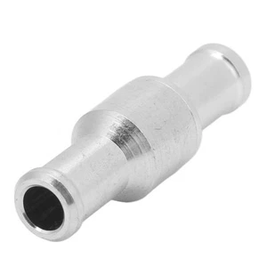 1 Way Nonreturn Check Valve Aluminium Alloy Silver For Water Oil Petrol - Picture 1 of 22