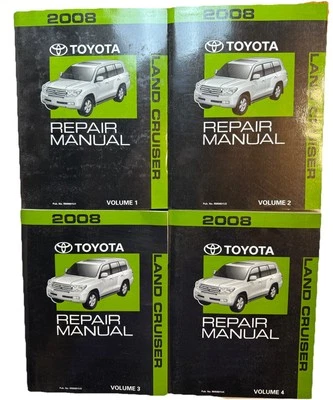 Toyota Land Cruiser 2008 OEM taller servicio reparación manual guía del motor diagnóstico Foto 1 de 4