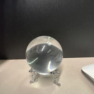 H&D Hyaline & Dow 60 mm crystal ball with stand - Picture 1 of 2
