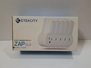 Etekcity ZAP 5LX Remote Steckdosenschalter 4 Steckdosen & 1 Fernbedienung - Bild 1 von 5