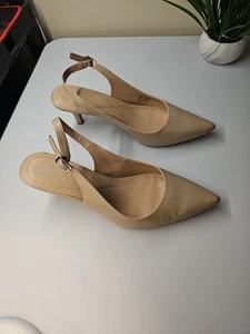 Alfani Stepflex Textured Slingback Heels – Pointed Toe – Size 9.5M - Picture 1 of 5
