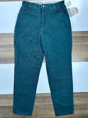 NOVA Calça Vintage Lee Feminina Tamanho 14M Elástica Lateral Ajuste Relaxado Perna Cônica Nova Com Etiqueta - Imagem 1 de 4