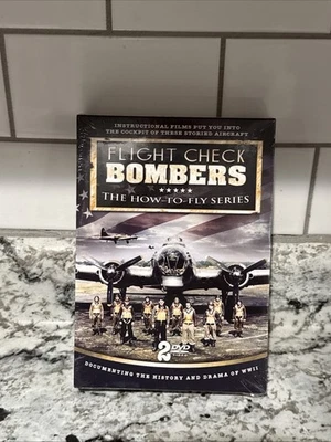 Flight Check Bombers: The How-To-Fly Series (DVD, 2006) Factory Sealed 2 Disc - Imagem 1 de 4