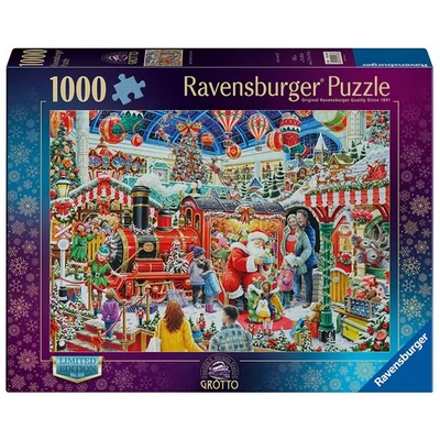 Ravensburger Christmas Santa Steam Train Grotto 1000 Piece Puzzle No29 - Image 1 of 4