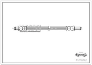 Bremsschläuche vorne Ford Fiesta Escort - Bild 1 von 1