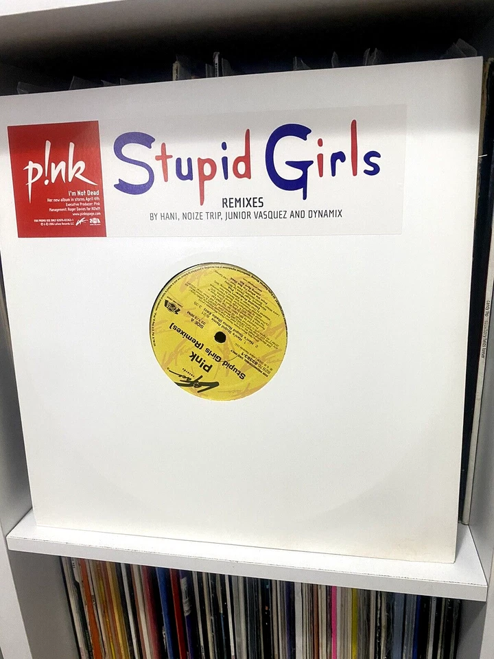 P!nk – Stupid Girls (Remixes by Hani, Junior Vasquez, Noize & Dynamix ) / Promo - Image 1 of 1