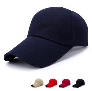 HERREN BASECAP GOLF Kappe Langem Schirm Sonnenschutz Baseballmütze - Bild 1 von 15