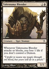 Takenuma Bleeder FOIL NM Betrayers Of Kamigawa MTG Magic Cards Black Common