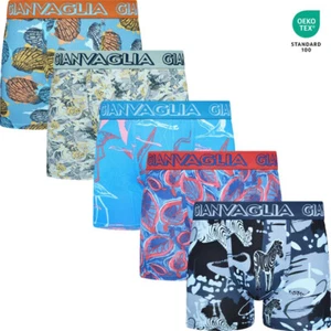 5 pack boxer shorts men's boxer shorts cotton underpants GVG-5081 - Picture 1 of 6