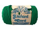 Elefant Cord Macrame 100 yds Green Herculon Craft Macrame Yarn Thread