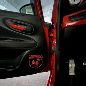 Coppia Griglie Casse / Speakers Covers Abarth Punto EVO - Afbeelding 1 van 3