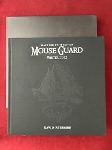 Mouse Guard Winter 1152 Black And White Deluxe Edition 593/1000 HC Slipcase 🦝